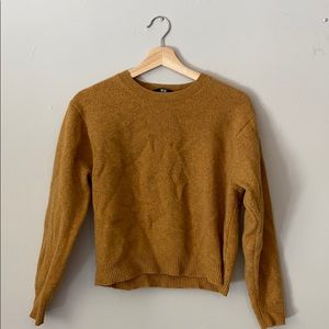 Uniqlo Yellow Wool Sweater
